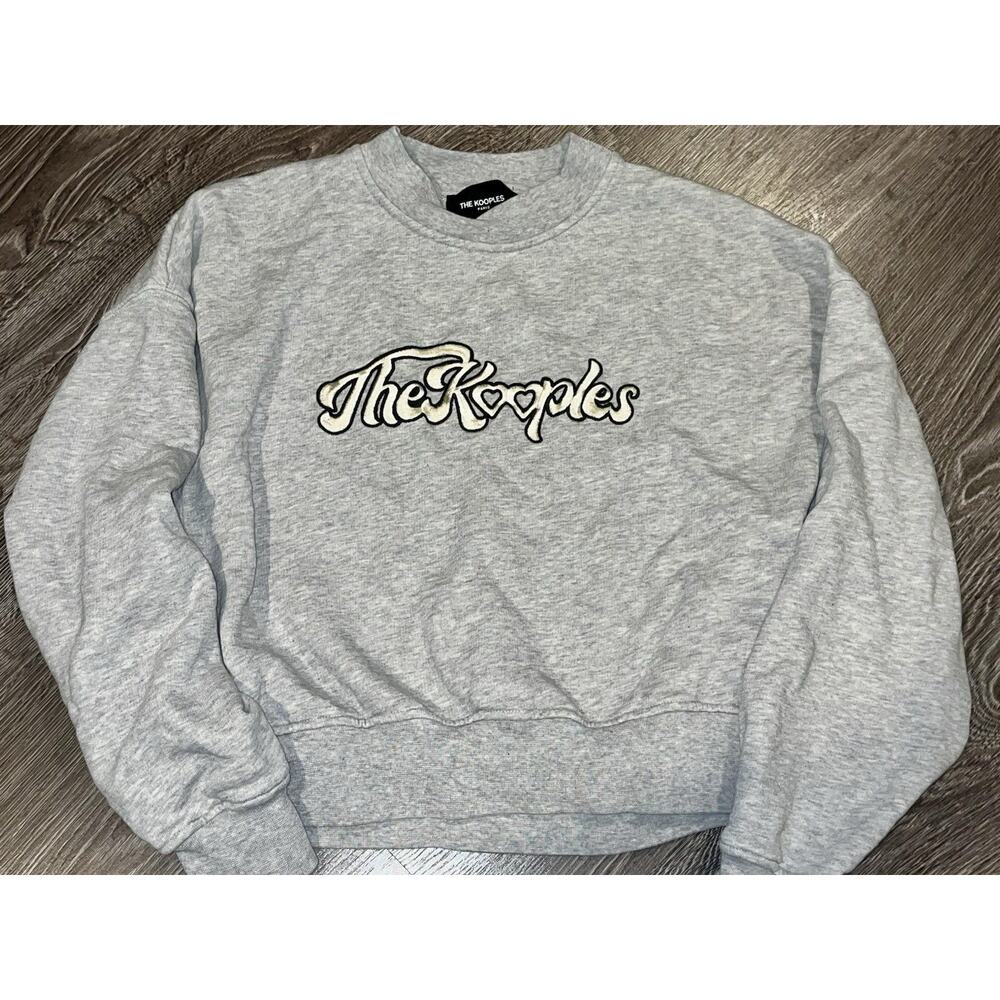 The Kooples embroidered logo sweatshirt Gray EU 2 Small